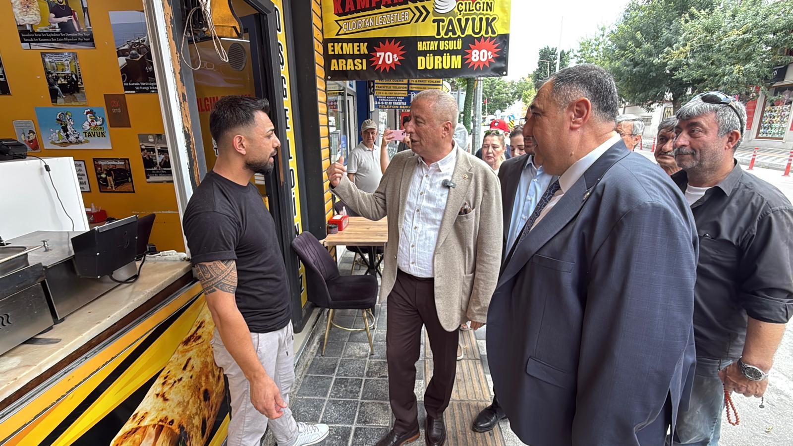 İYİ Parti, Afyonkarahisar’da esnafı dinledi