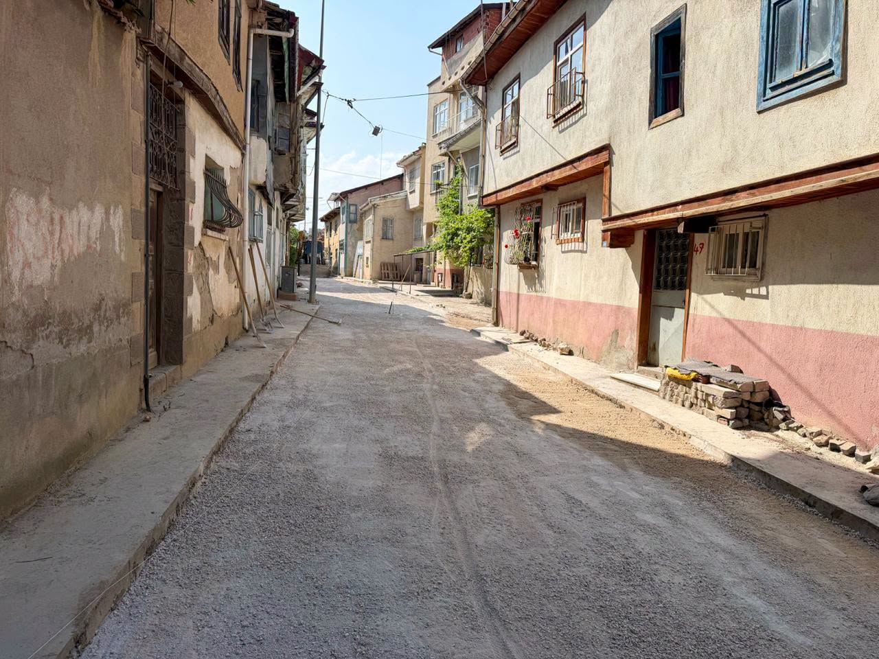 Şehir Hamamı çevresinde çalışmalar sürüyor