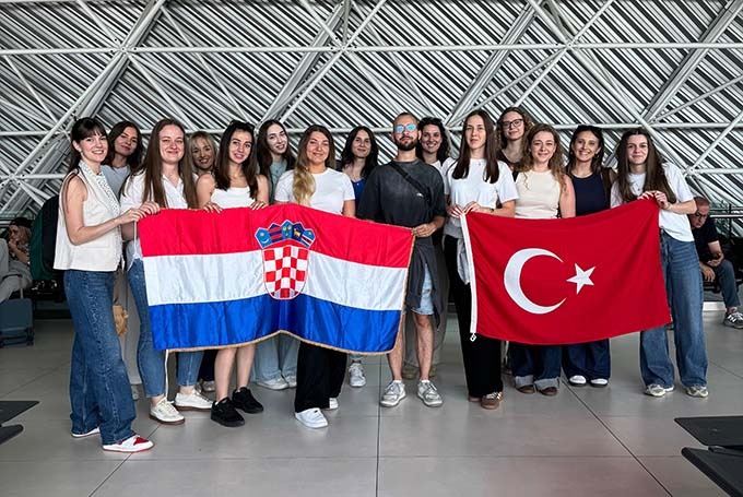 AKÜ, Hırvatistanlı Türkoloji öğrencilerine ev sahipliği yapıyor