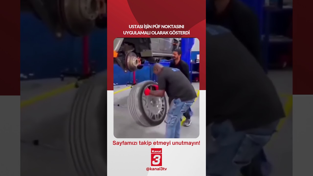 Ustası işin püf noktasını uygulamalı olarak gösterdi…