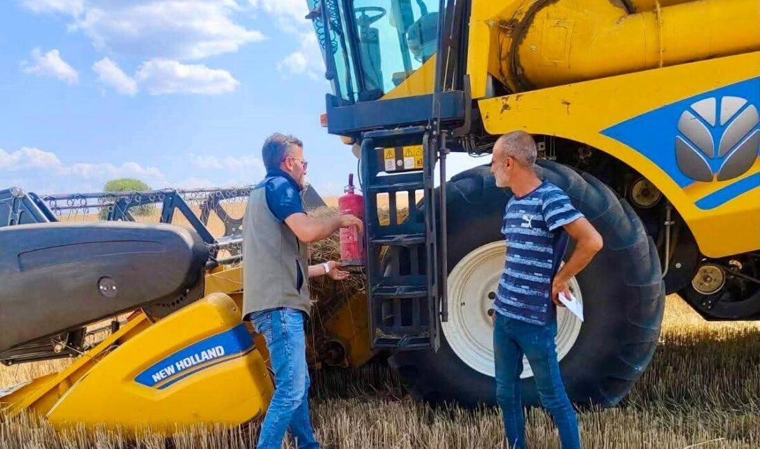 Afyonkarahisar’da hububat hasat sezonunun başlamasıyla birlikte, Tarım ve Orman İl