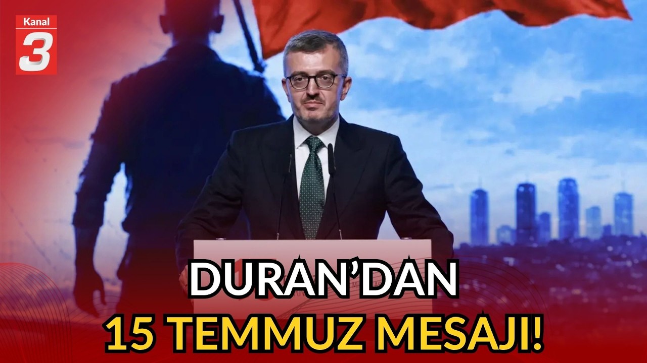 İletişim Başkanı Duran’dan 15 Temmuz Mesajı! | “Fetö her ülke için açık tehdit”