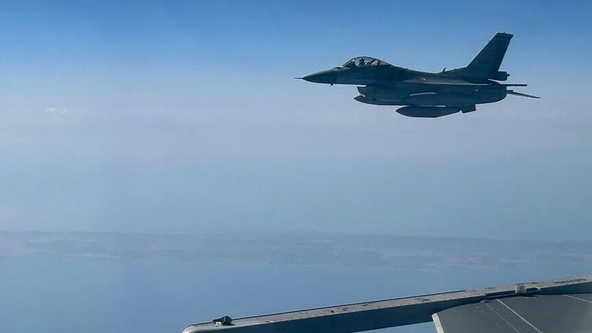 Türk Hava Kuvvetleri, Kıbrıs Adası’nın güneyinde eğitim uçuşu yaptı