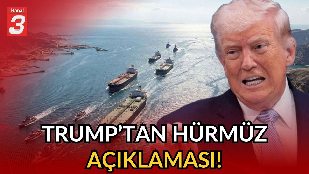 Trump’tan Hürmüz Boğazı Açıklaması! | “Hürmüz Boğazı İran hariç gemi trafiğine açık”