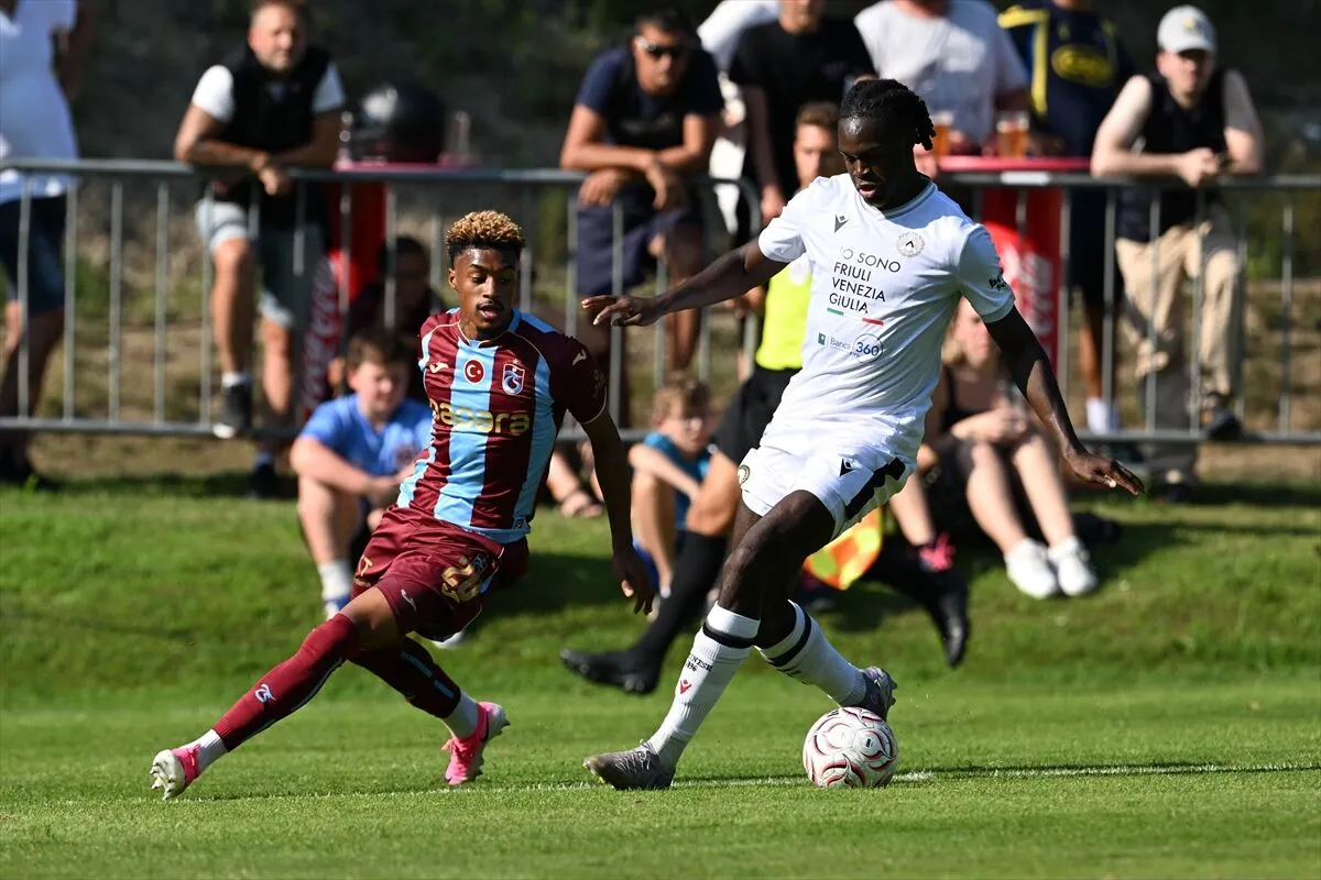 Trabzonspor hazırlık maçında Udinese'yi mağlup etti