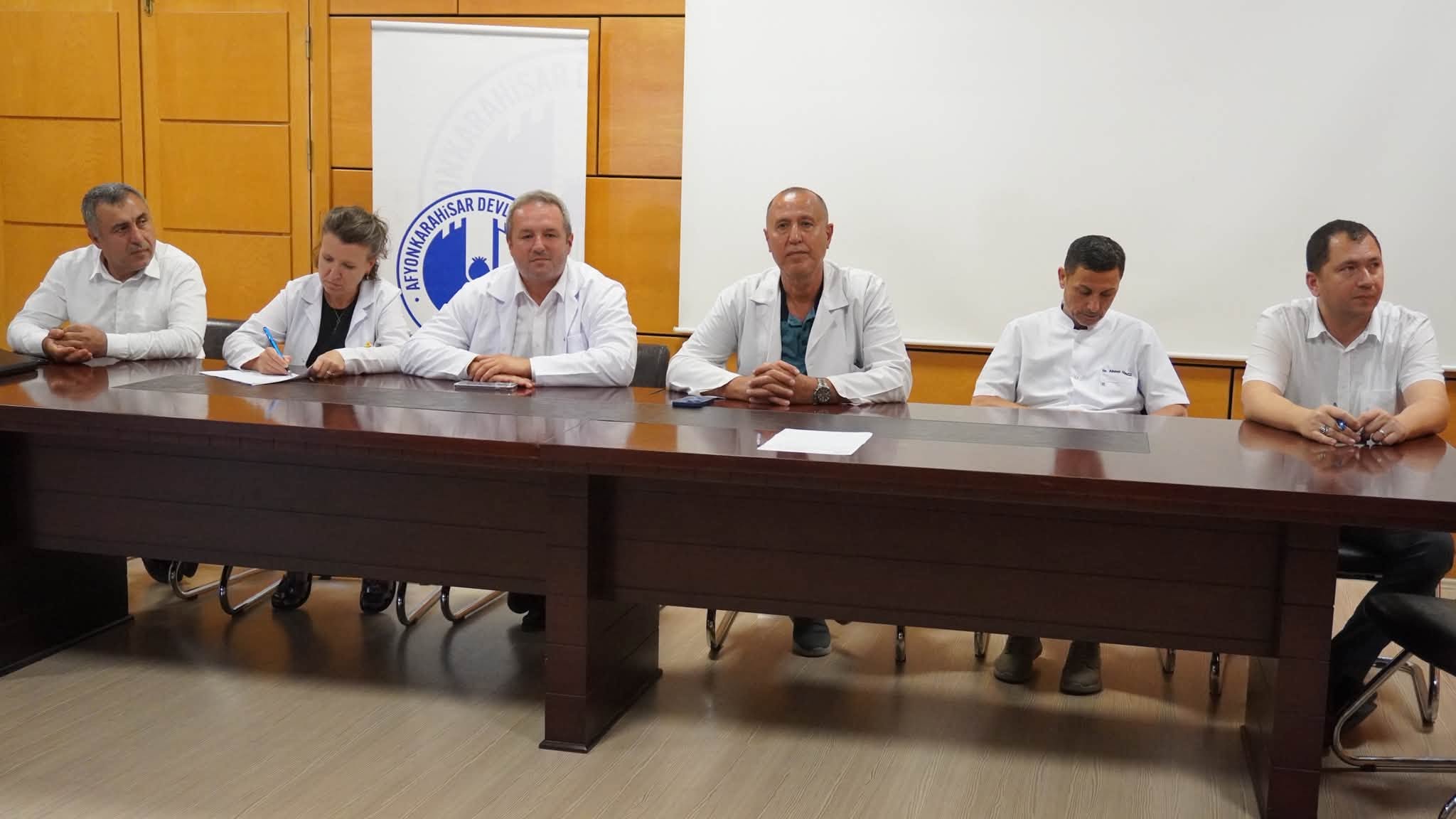 Afyon Devlet Hastanesi’nde çalışan-yönetim buluşması