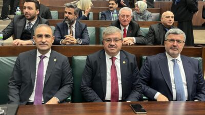 AK Parti Afyonkarahisar milletvekilleri İbrahim Yurdunuseven ve Ali Özkaya, söz