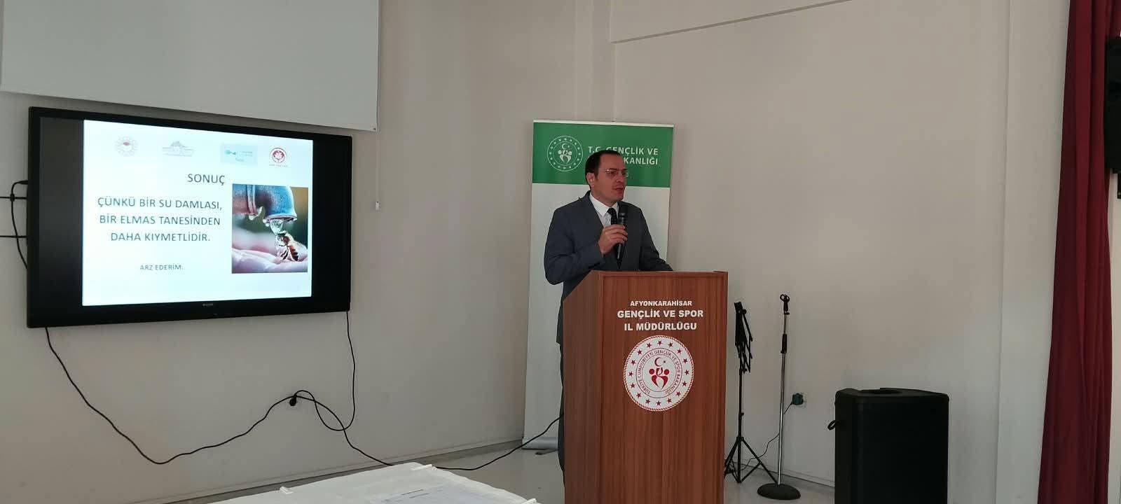Çay’da su tasarrufu için farkındalık toplantısı
