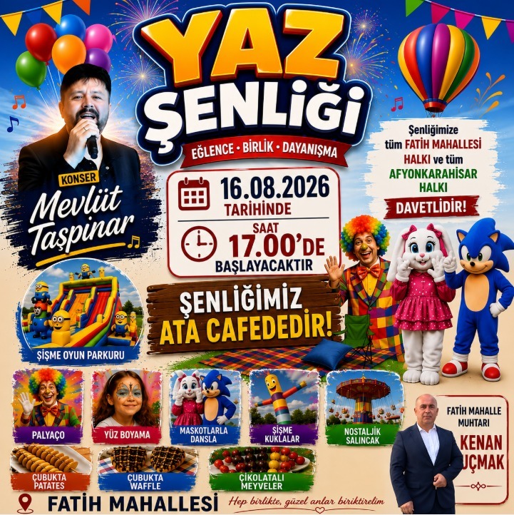 Fatih Mahallesi’nde yaz şenliği heyecanı
