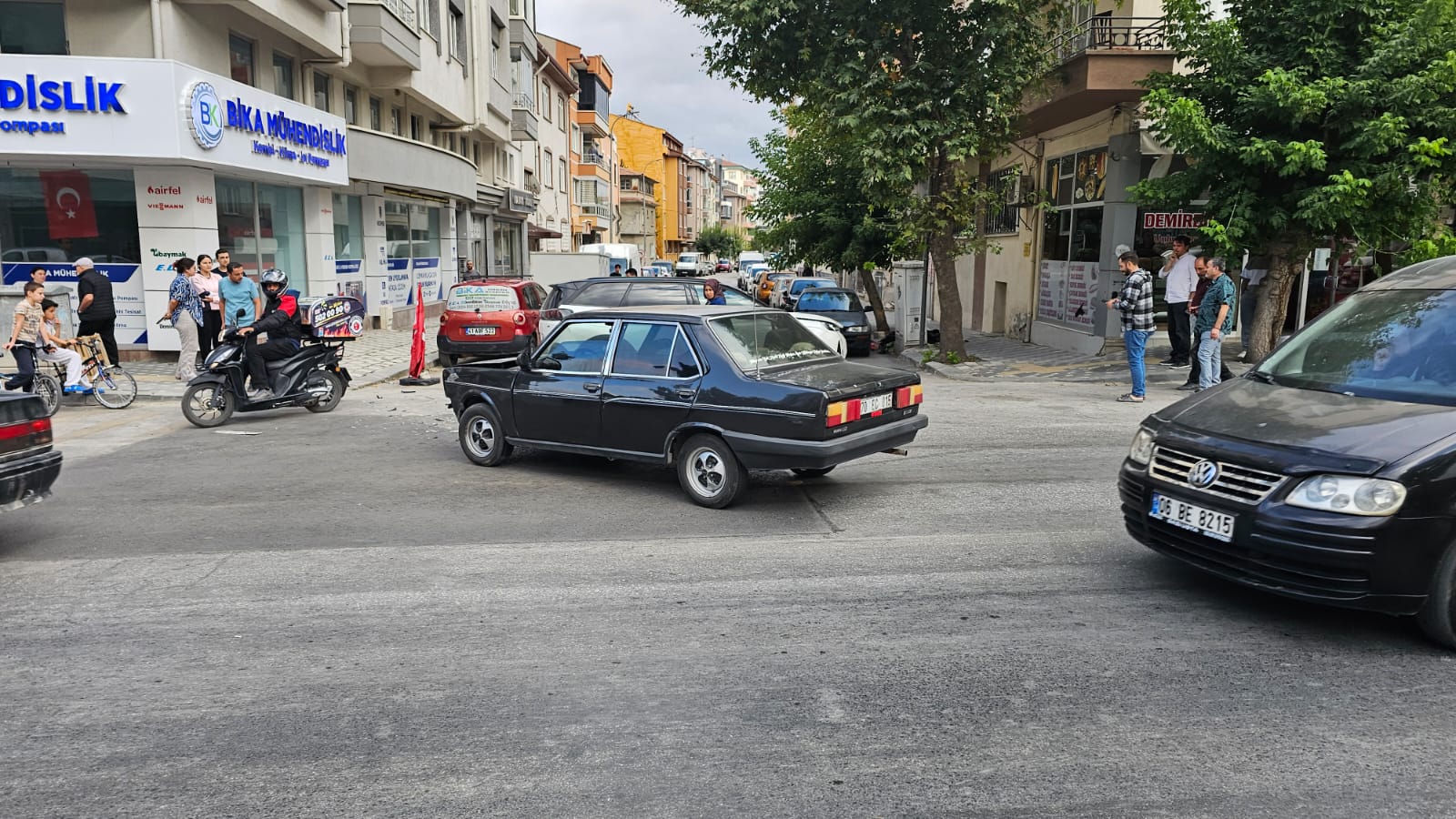 Gazlıgöl Caddesi’nde trafik kazası