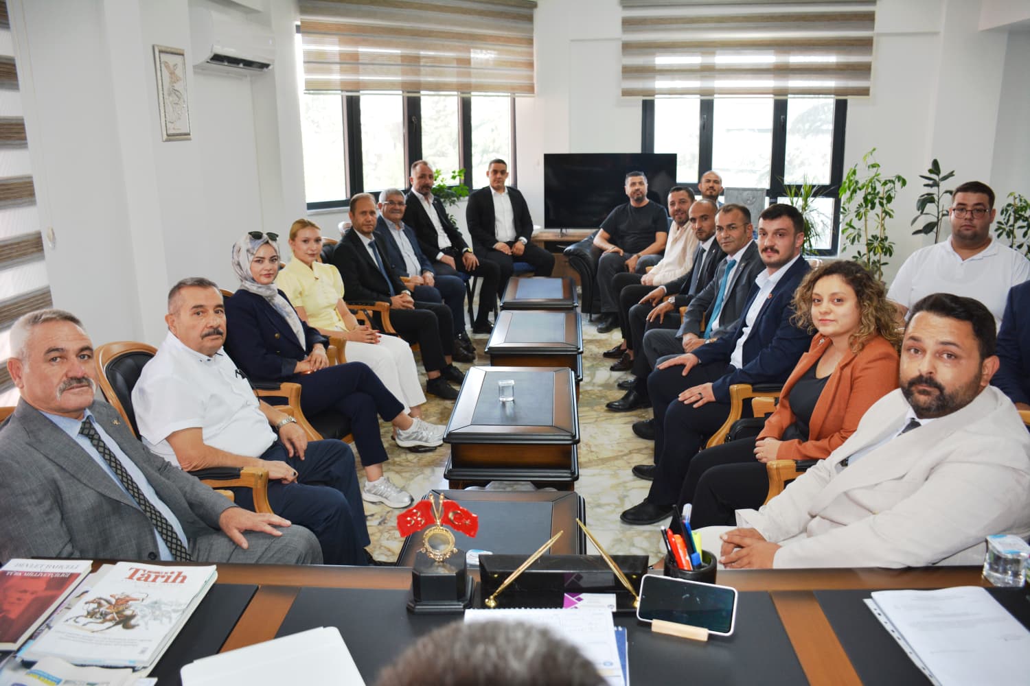“İlk ziyaretimizi il başkanımıza yaptık”