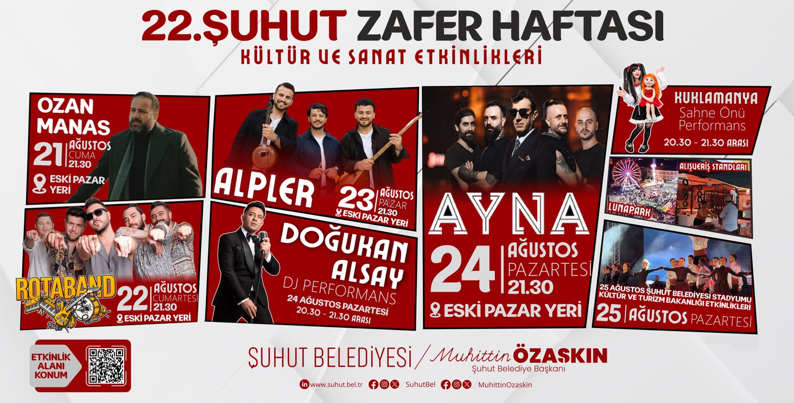 Şuhut’ta Zafer Haftası için geri sayım başladı