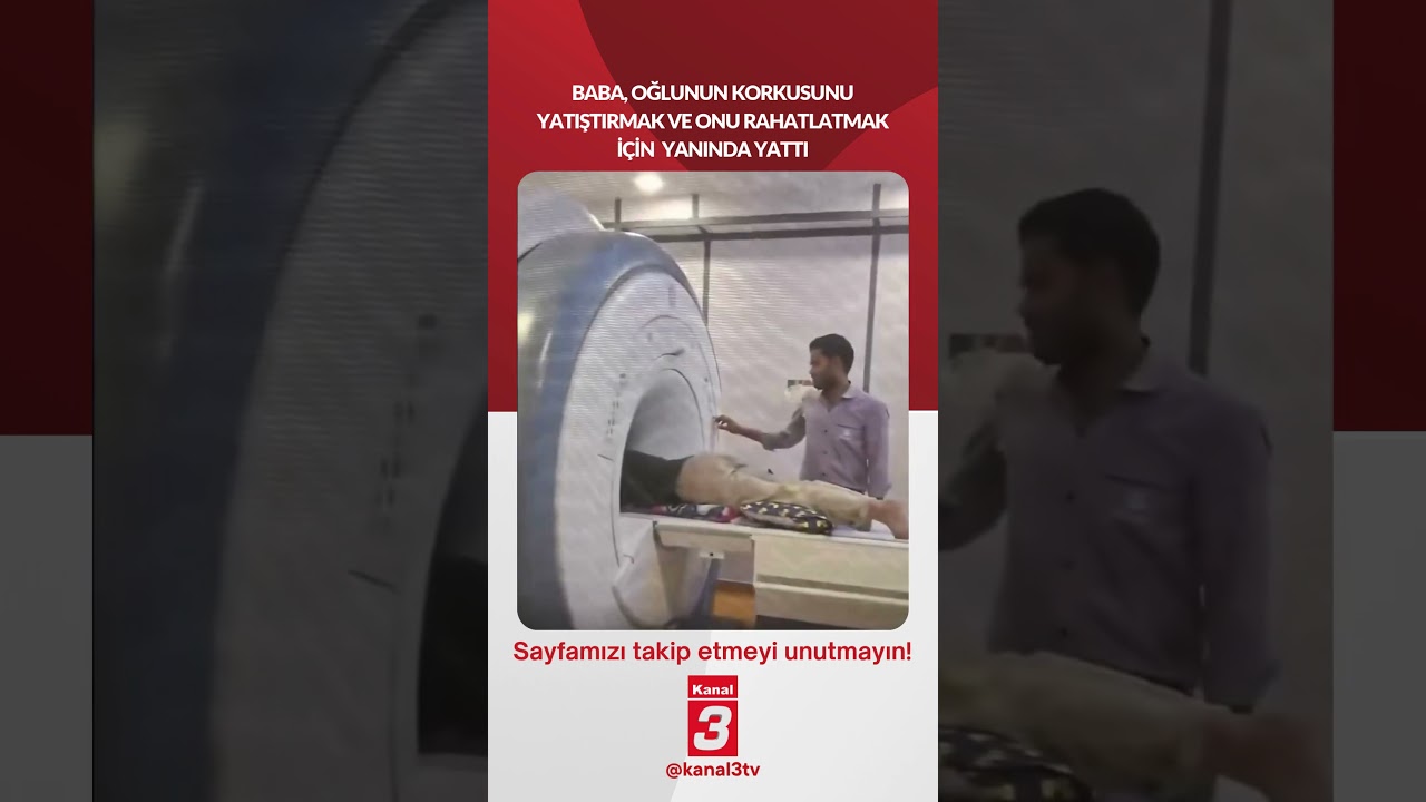 Baba, oğlunun korkusunu yatıştırmak ve onu rahatlatmak için  yanında yattı…
