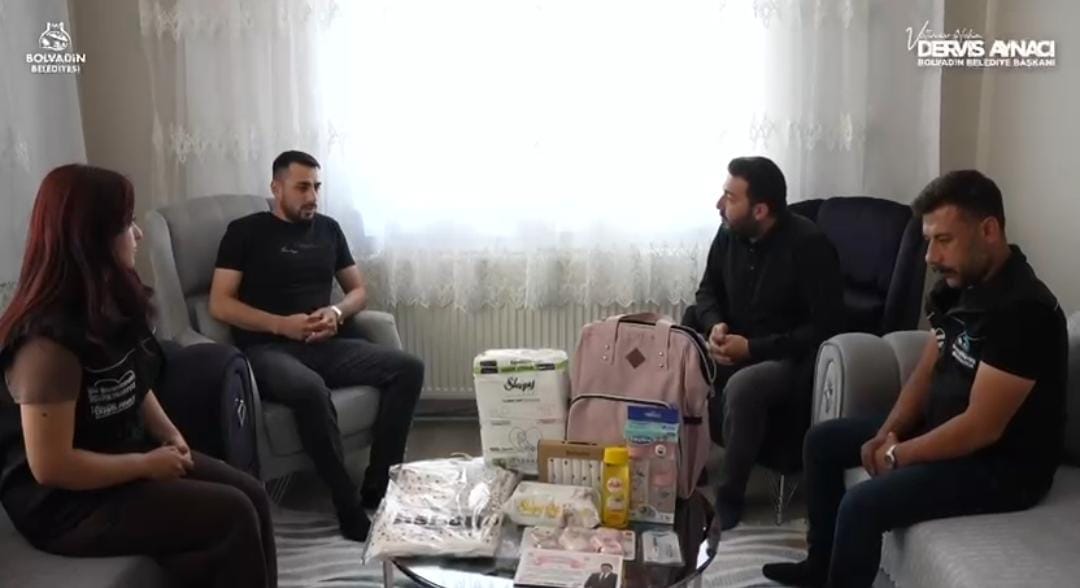 Bolvadin’de “Hoş Geldin Bebek” projesiyle 227 aile ziyaret edildi