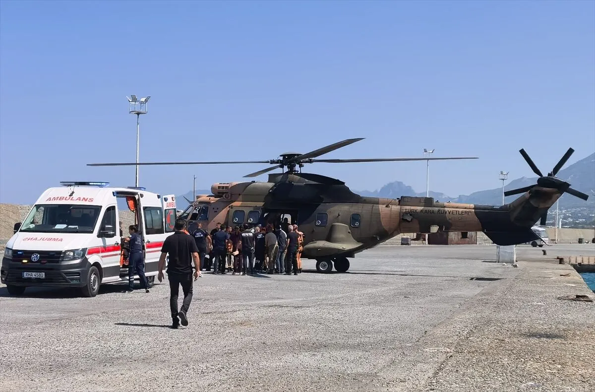 Girne açıklarında yolcu gemisi battı: 6 ölü, 172 kişi kurtarıldı