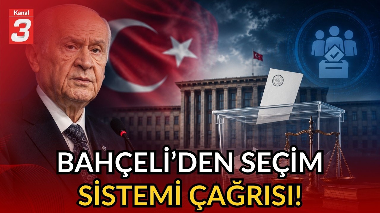 Bahçeli’den Seçim Sistemi Çağrısı! | “Önümüzdeki dönem için sistem yeniden düzenlenmeli”