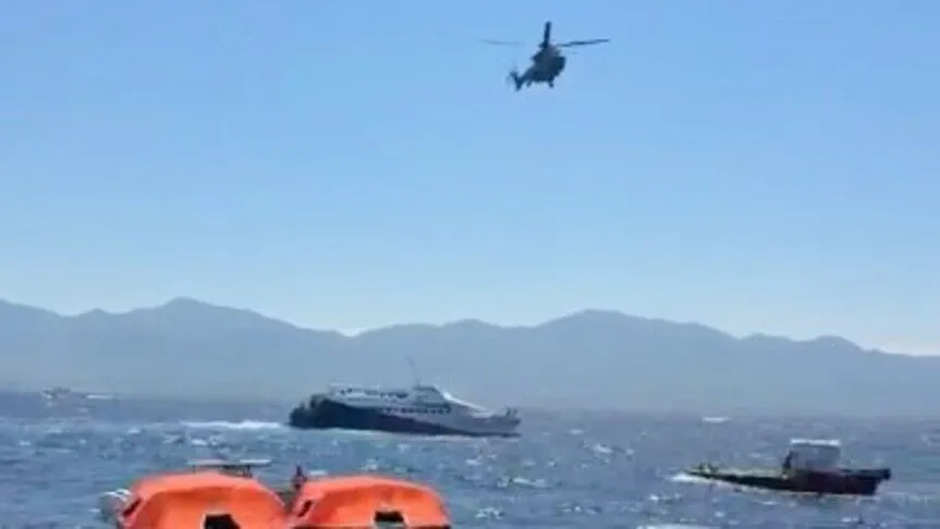 Girne açıklarında yolcu gemisi battı: 6 ölü, 172 kişi kurtarıldı