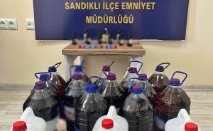 Afyonkarahisar’da sahte alkol operasyonu: 2 gözaltı