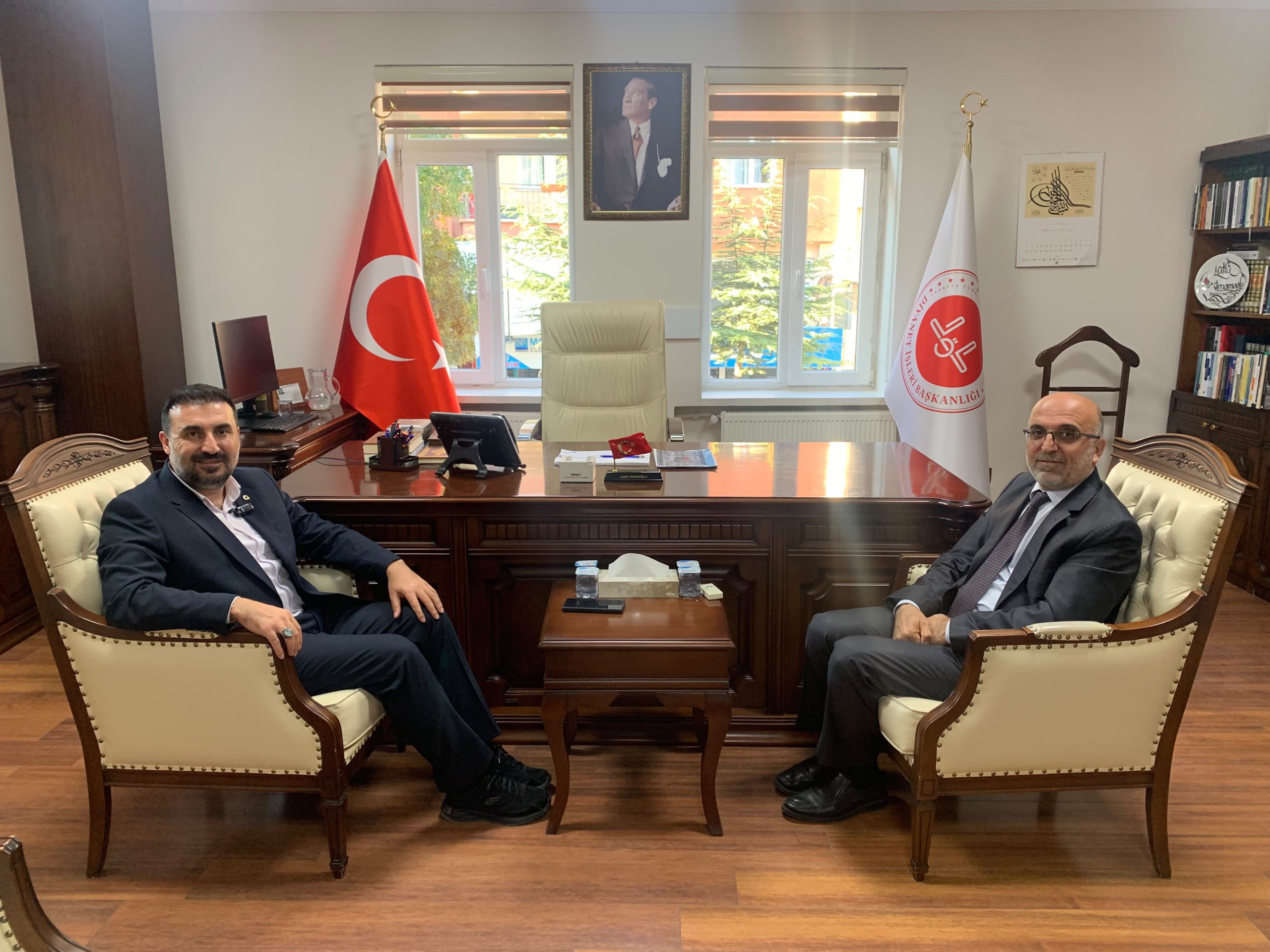 Kavak’tan Müftü İmamoğlu’na veda ziyareti
