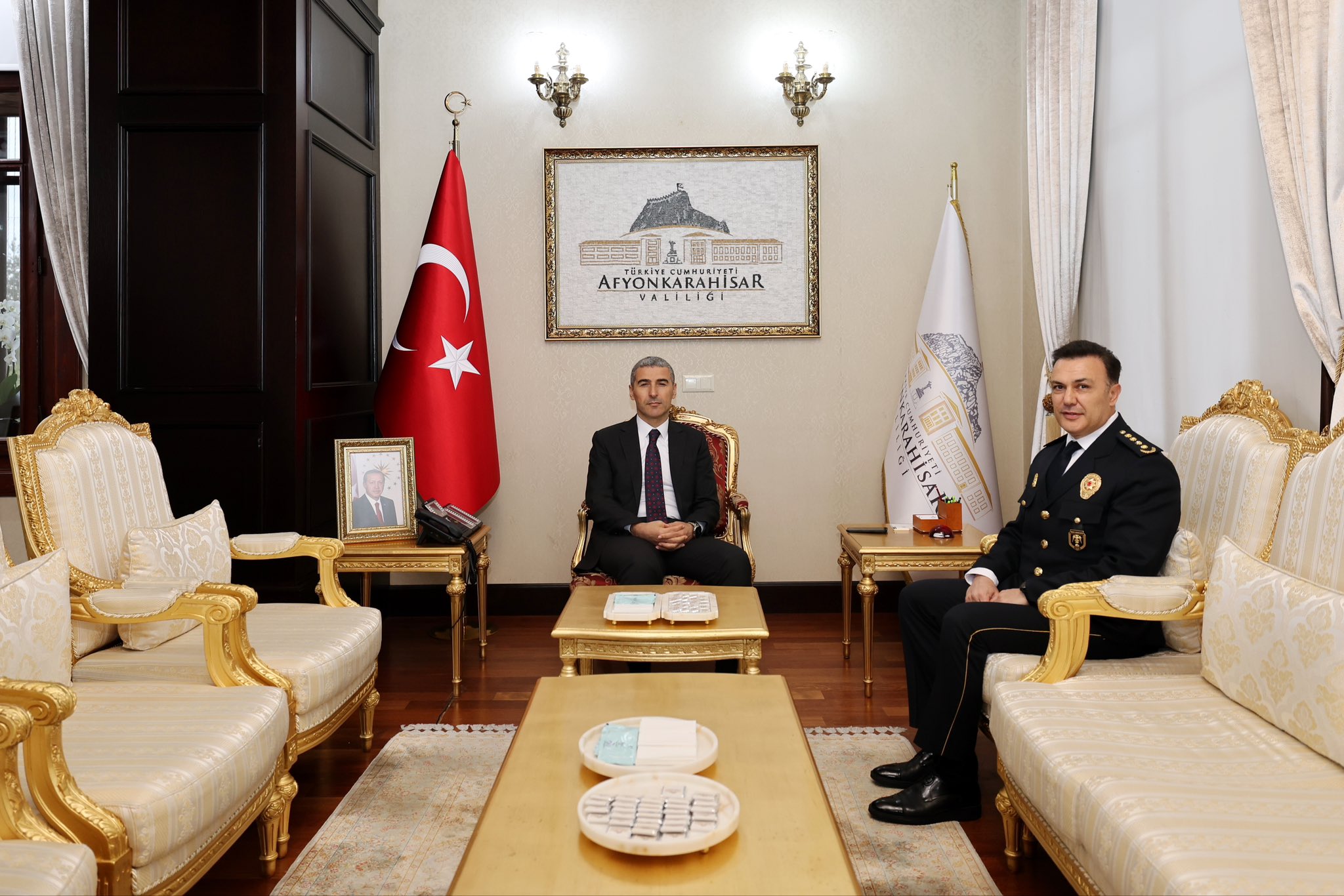Emniyet Müdürü Gökhan Demirtola’dan Vali Aktaş’a Ziyaret