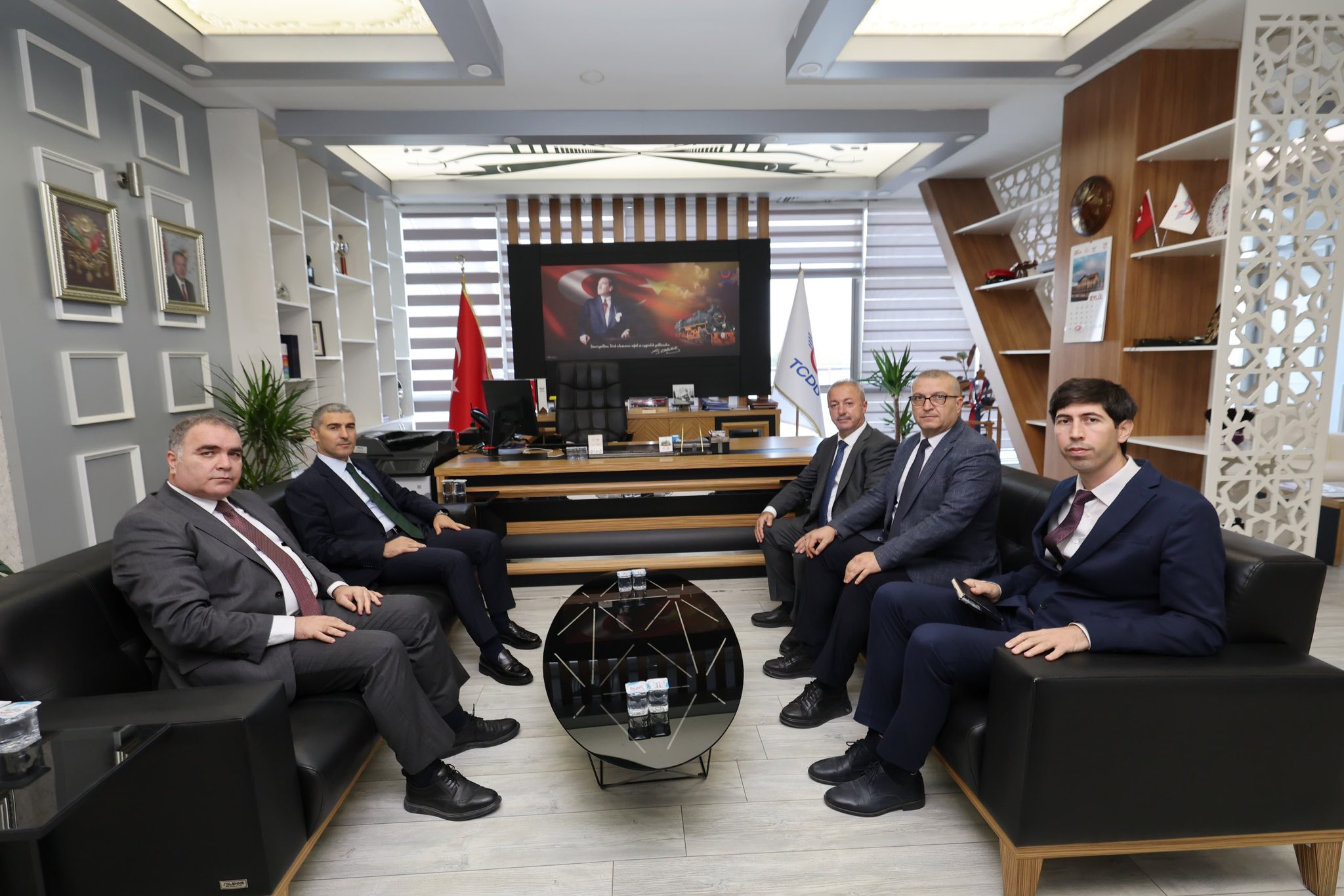 Vali Aktaş’tan TCDD Bölge Müdürlüğüne ziyaret