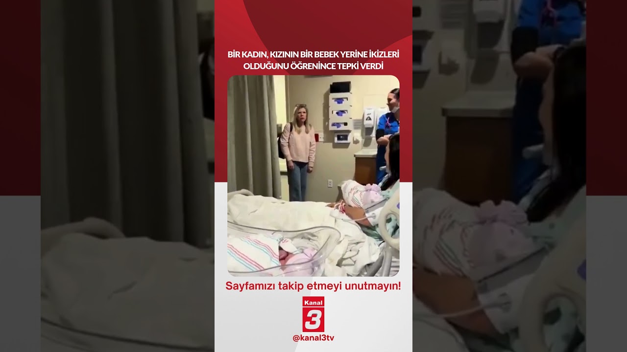 Bir kadın, kızının bir bebek yerine ikizleri olduğunu öğrenince tepki verdi…