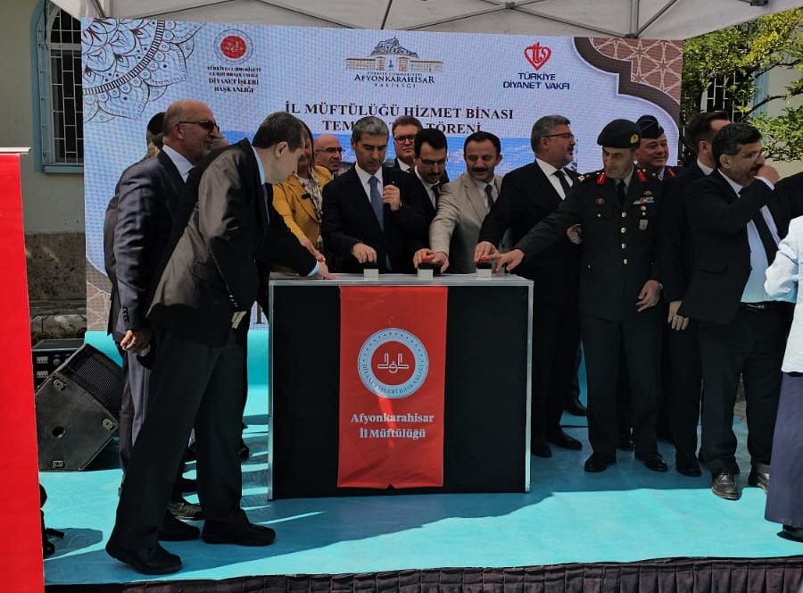 Afyonkarahisar İl Müftülüğü yeni hizmet binasının temeli atıldı
