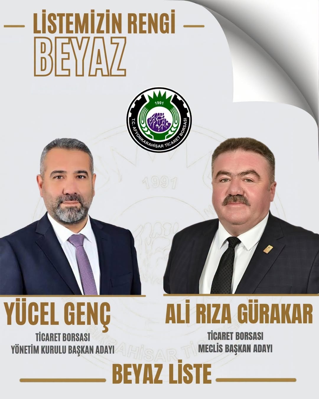 Yücel Genç’in Beyaz Liste ekibi belli oldu