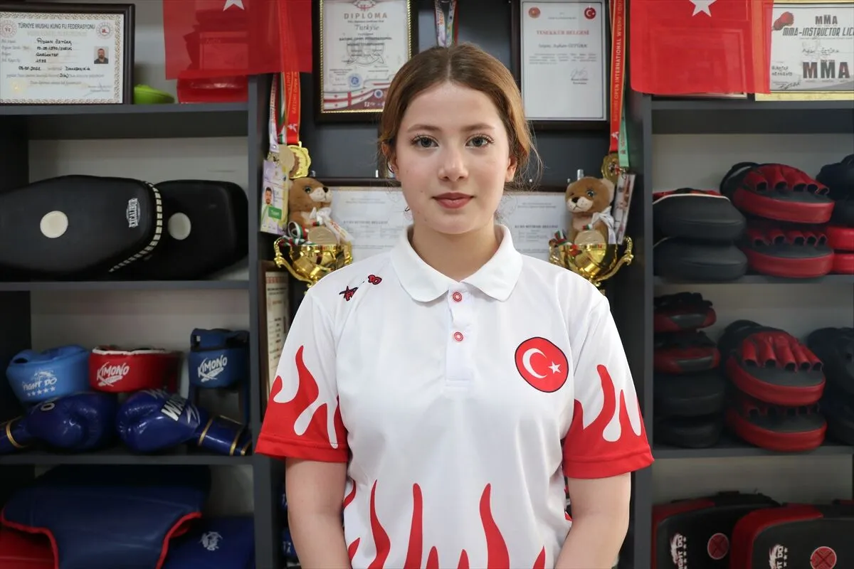 Genç sporcu Döğücü'nün hedefi dünya şampiyonluğu