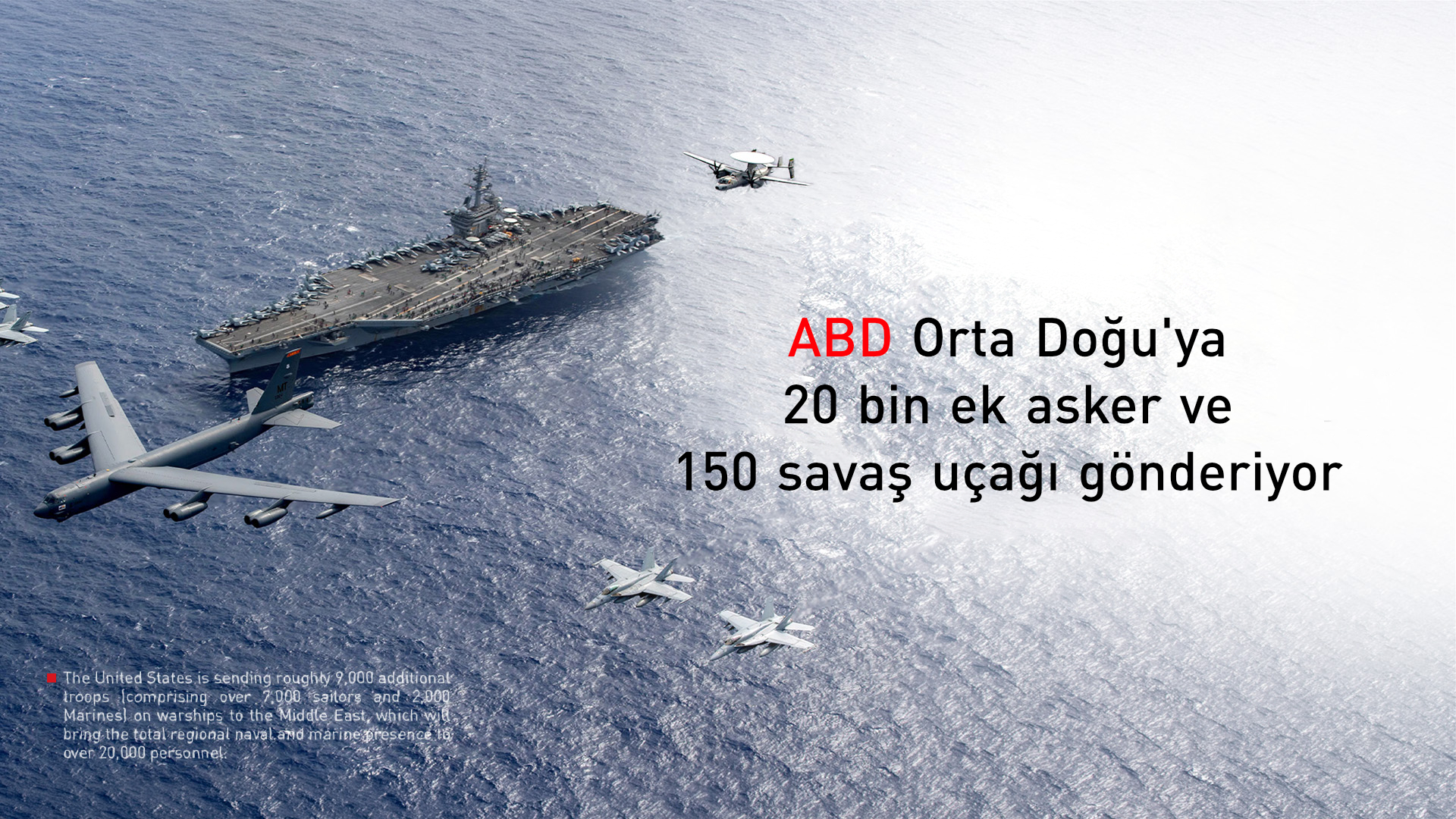 ABD’den Orta Doğu’ya dev askeri yığınak: Üçüncü uçak gemisi ve 10 bin asker yola çıktı!