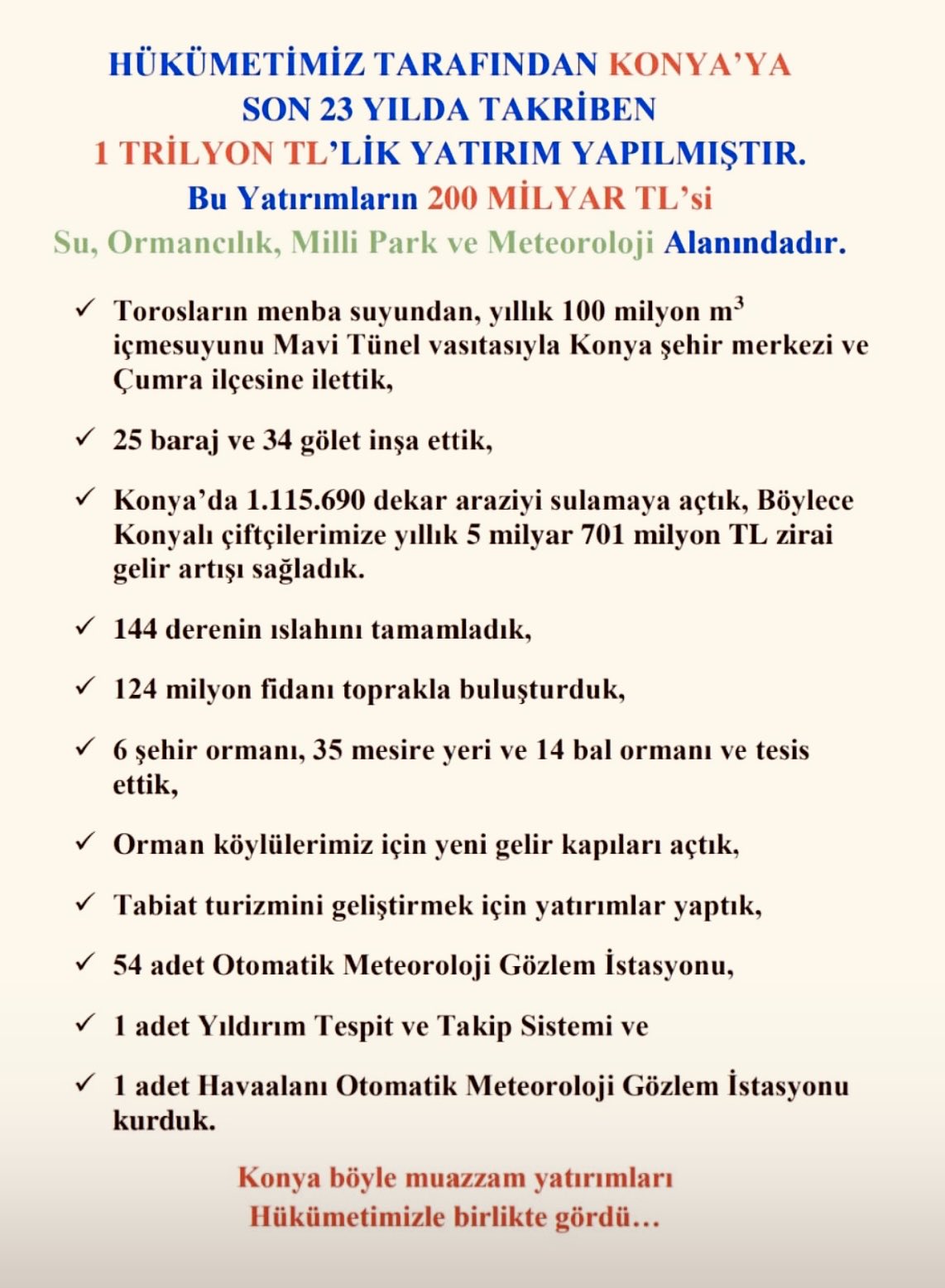 Eroğlu’ndan Konya’da yoğun program