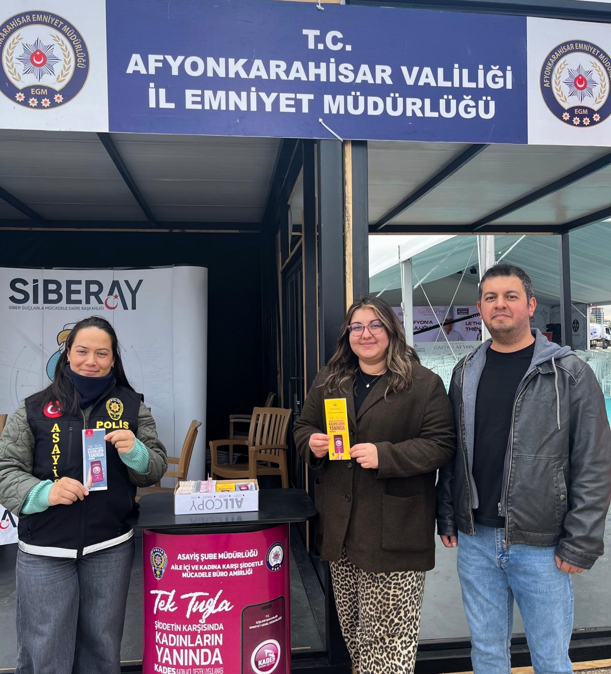 Gastro Afyon’da emniyetten 2 bin 630 vatandaşa bilgilendirme