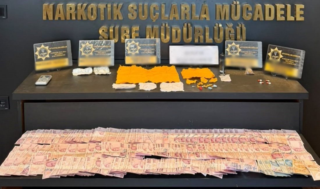 Afyonkarahisar İl Emniyet Müdürlüğü ekipleri, kent genelinde uyuşturucu madde ticaretinin