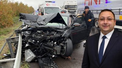 Anadolu Otoyolu’nun Kaynaşlı mevkisinde, Ankara istikametinde meydana gelen zincirleme trafik