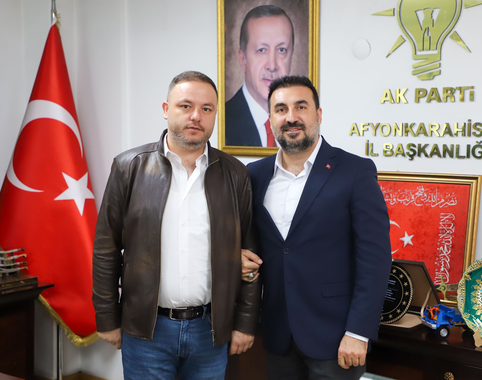 Konya Yunak teşkilatından Özgür Kavak’a hayırlı olsun ziyareti