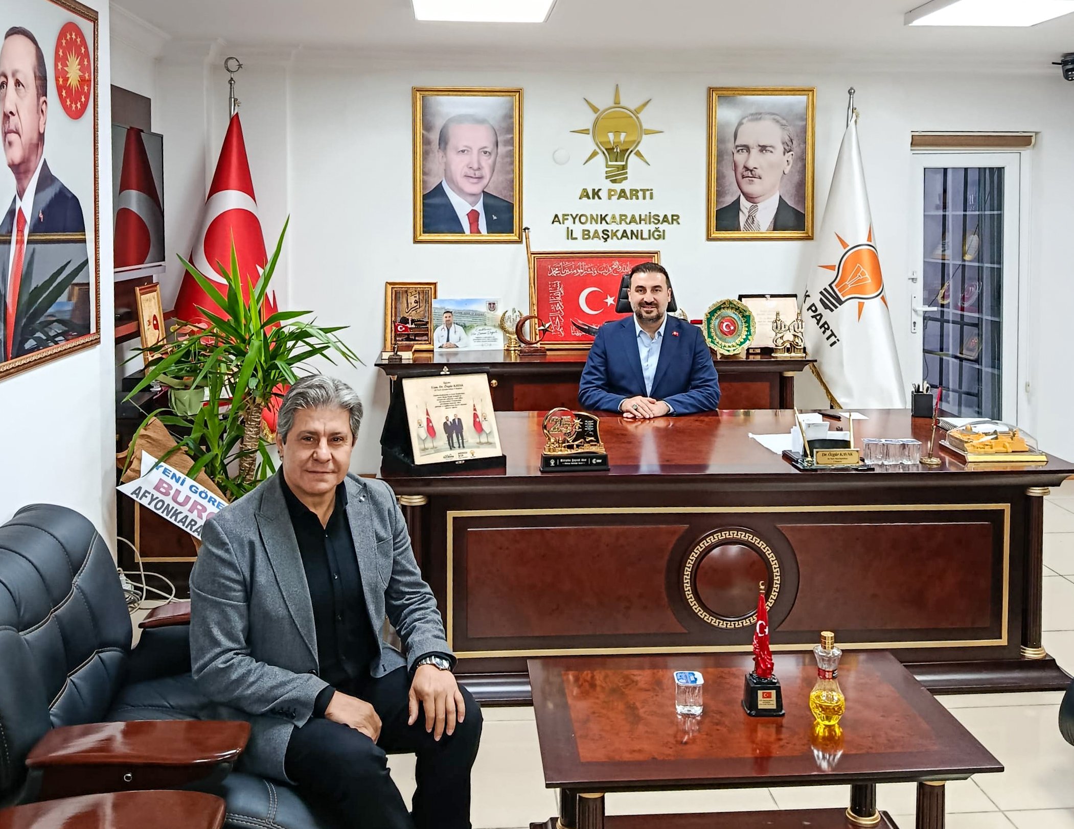 AKÜREM Müdürü Aytekin’den Özgür Kavak’a ziyaret