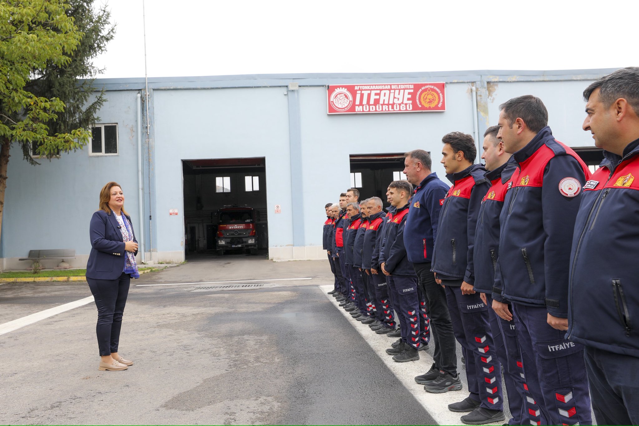 Başkan Köksal’dan itfaiyecilere İtfaiye Haftası ziyareti
