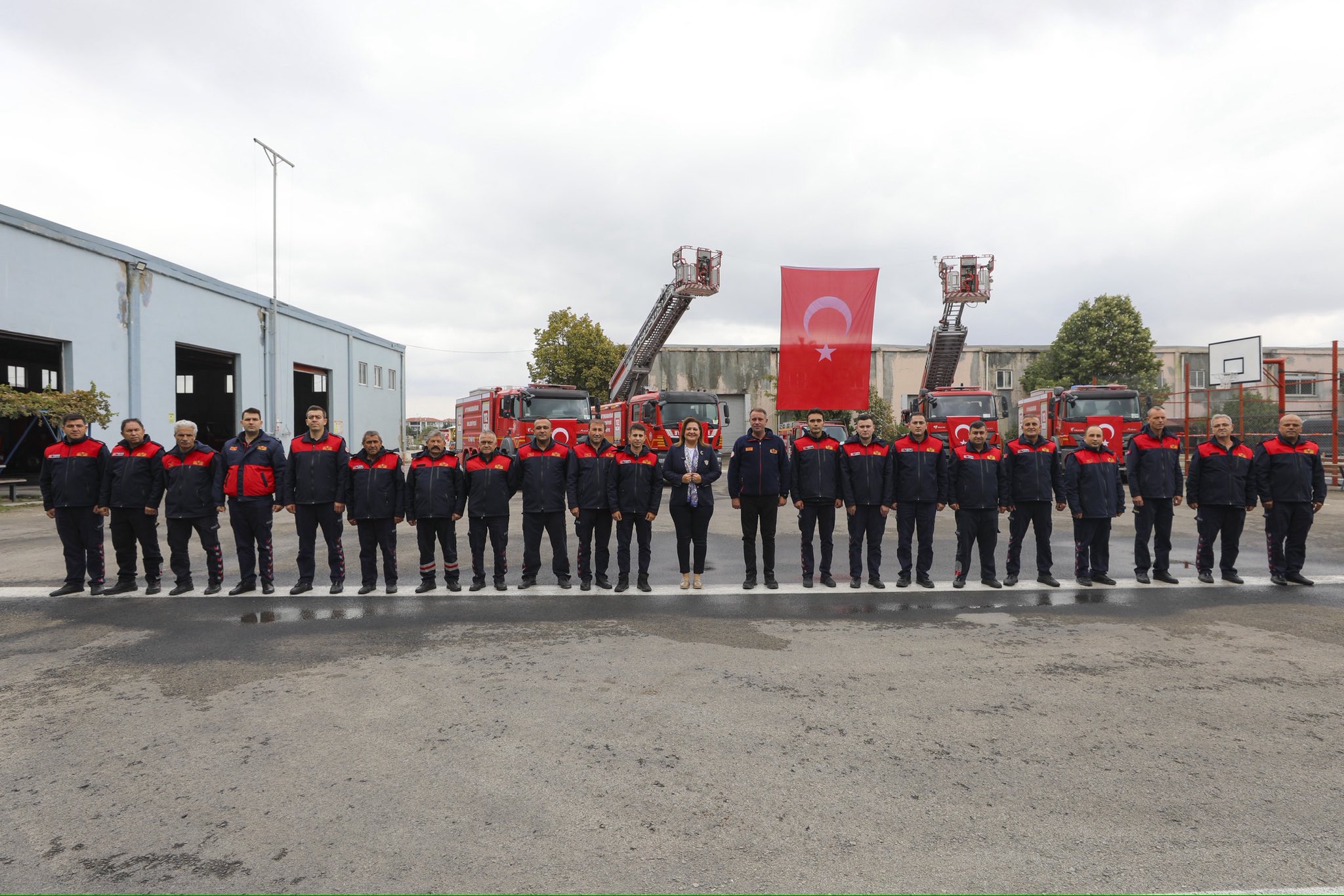 Başkan Köksal’dan itfaiyecilere İtfaiye Haftası ziyareti