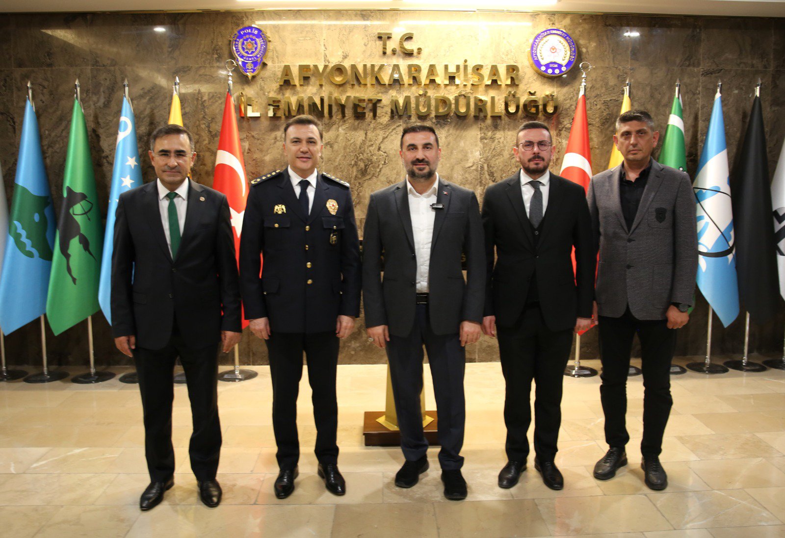 AK Parti heyetinden İl Emniyet Müdürü Demirtol’a hayırlı olsun ziyareti