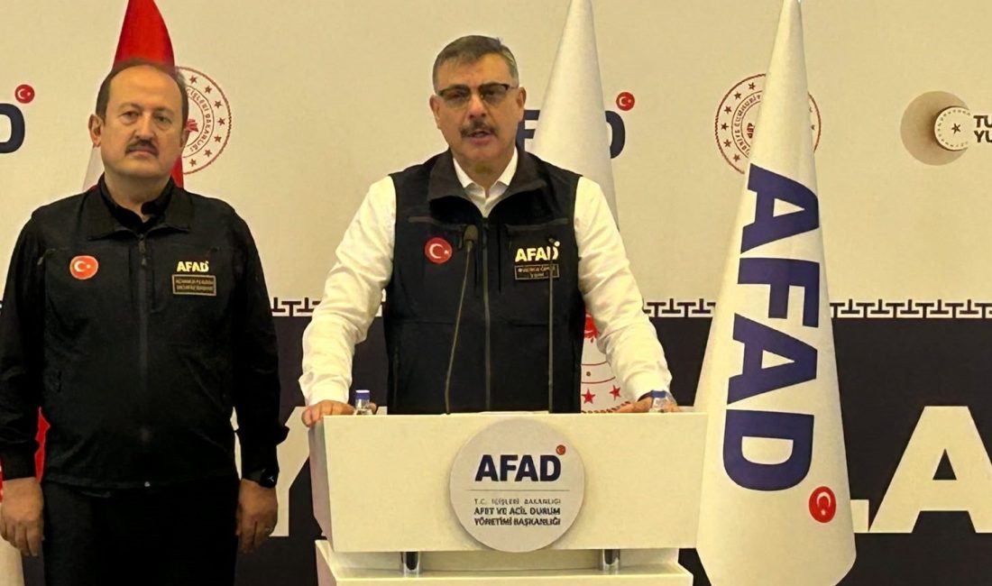 İçişleri Bakanı Mustafa Çiftçi, Afet ve Acil Durum Yönetimi Başkanlığı’nda