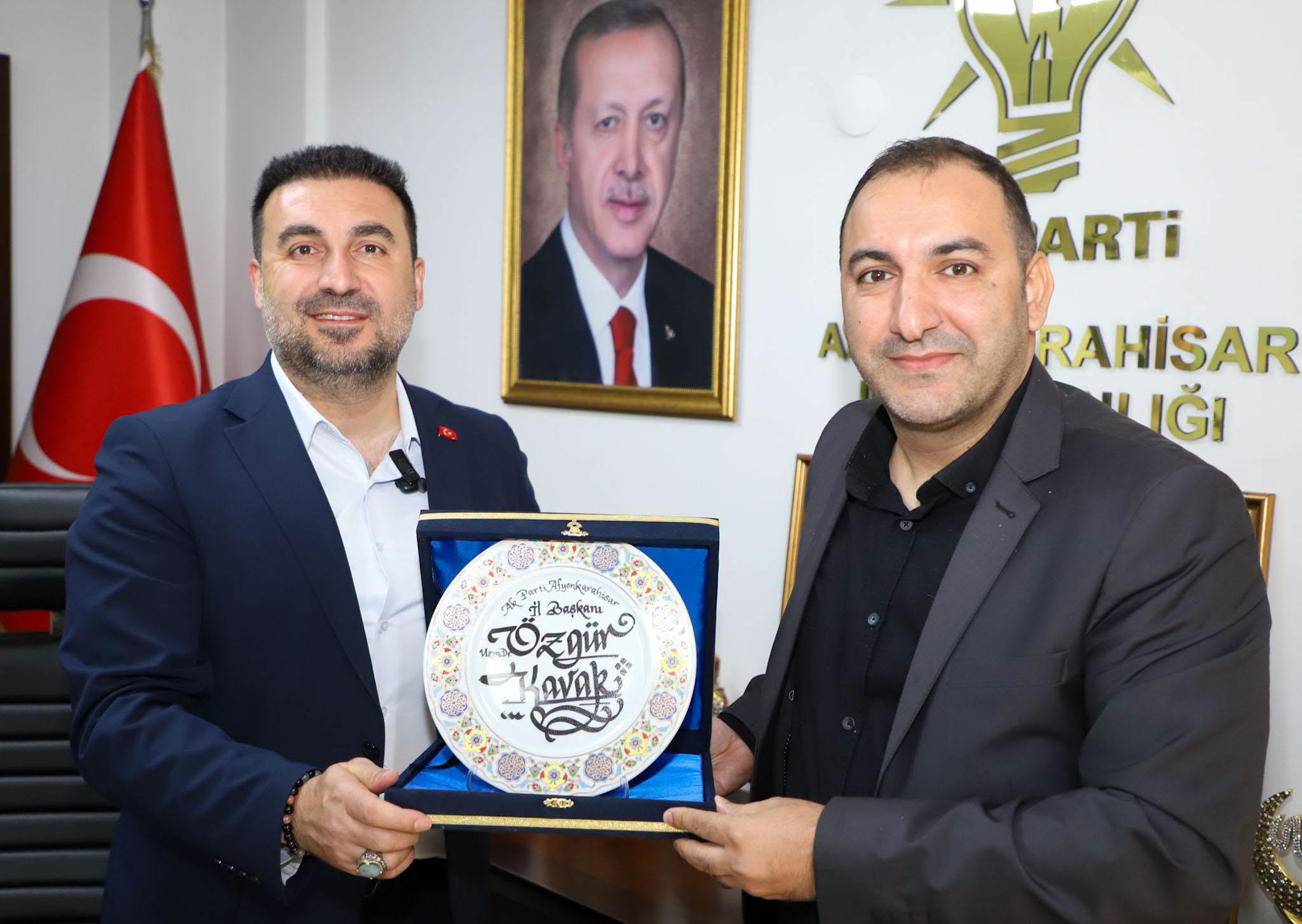 İl Başkanı Özgür Kavak’a ziyaretler sürüyor