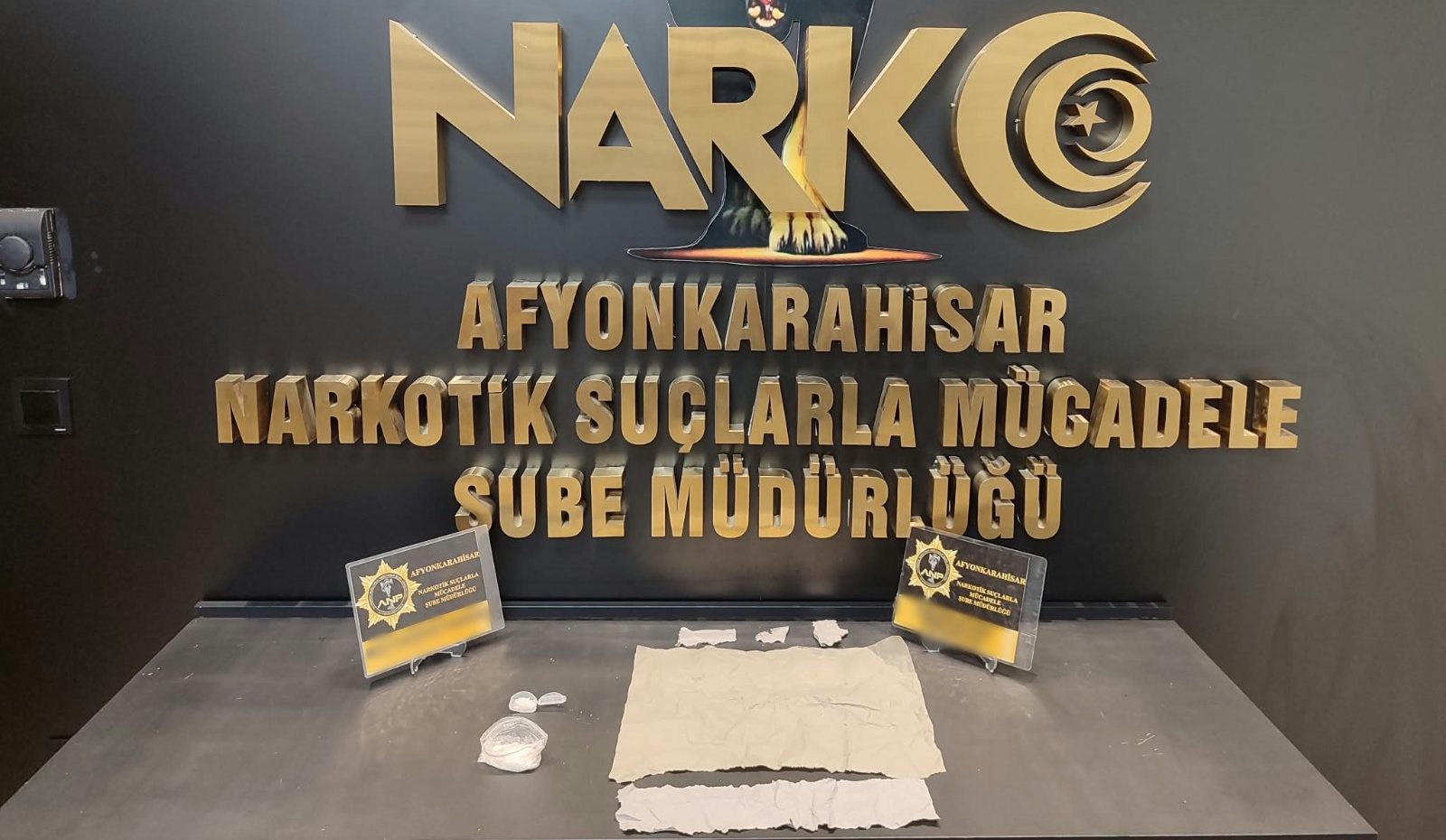 Afyonkarahisar Emniyet Müdürlüğü Narkotik Suçlarla Mücadele Şube Müdürlüğü ile İstihbarat