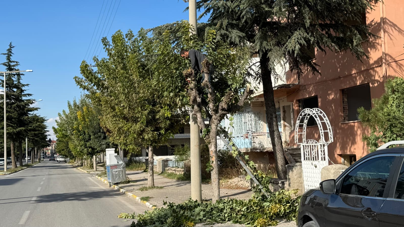 İstasyon Caddesi’nde yeşil dokunuş