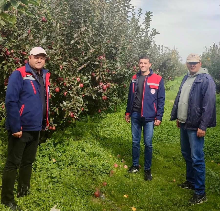 Kabak çekirdeği ve elma üreticilerine teknik destek 1 Kabak çekirdeği ve elma üreticilerine teknik destek