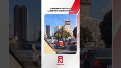 Trafiğe çıkan güneş enerjisiyle çalışan çarpışan oto, şaşkınlık yarattı… 📶https://kanal3.com.tr/