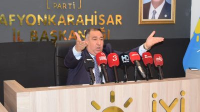 İYİ Parti Afyonkarahisar İl Başkanlığı tarafından yapılan açıklamada, Mısırlıoğlu’nun 13