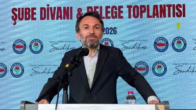 Toplantıda konuşan Şube Başkanı Mustafa Arslan, Eğitim-Bir-Sen’in özlük ve özgürlük
