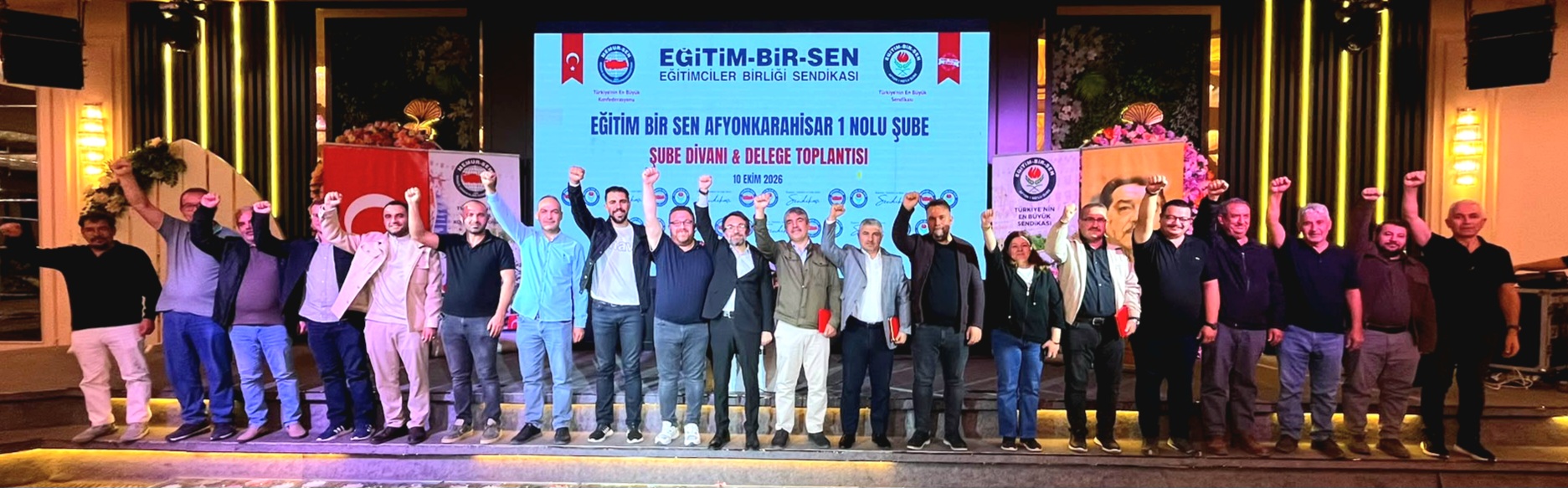 Eğitim-Bir-Sen Afyon 1 No’lu Şube, divan ve delege toplantısında buluştu
