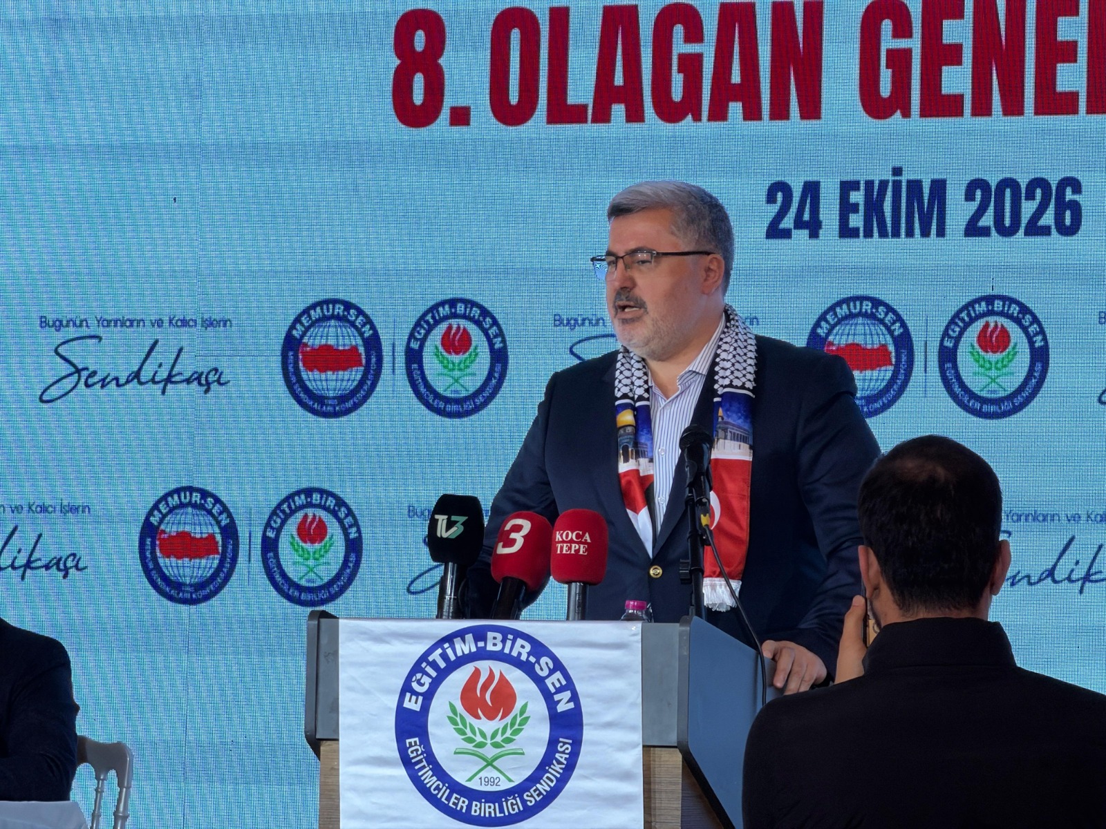 Eğitim-Bir-Sen’de Mustafa Arslan güven tazeledi