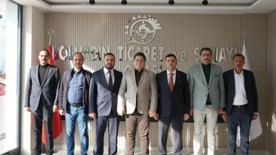 Ziyarete Özburun Belediye Başkanı Bünyamin Özdemir, MHP Bolvadin İlçe Başkanı